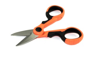 Nożyczki do żyłki i plecionki.