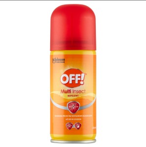 Aerozol przeciwko kleszczom, komarom tygrysim OFF Multi Insect 100ml