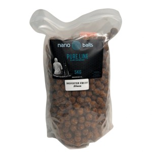 Kulki zanętowe Pure Line Monster Fruit 5kg + 5szt. pop-up GRATIS 20mm