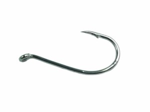 10 haków nr 1/0  CZARNY NIKIEL