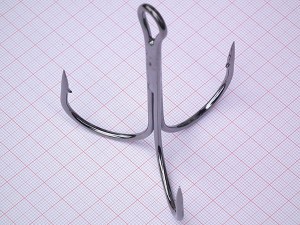 Niklowana kotwica nr 12/0 